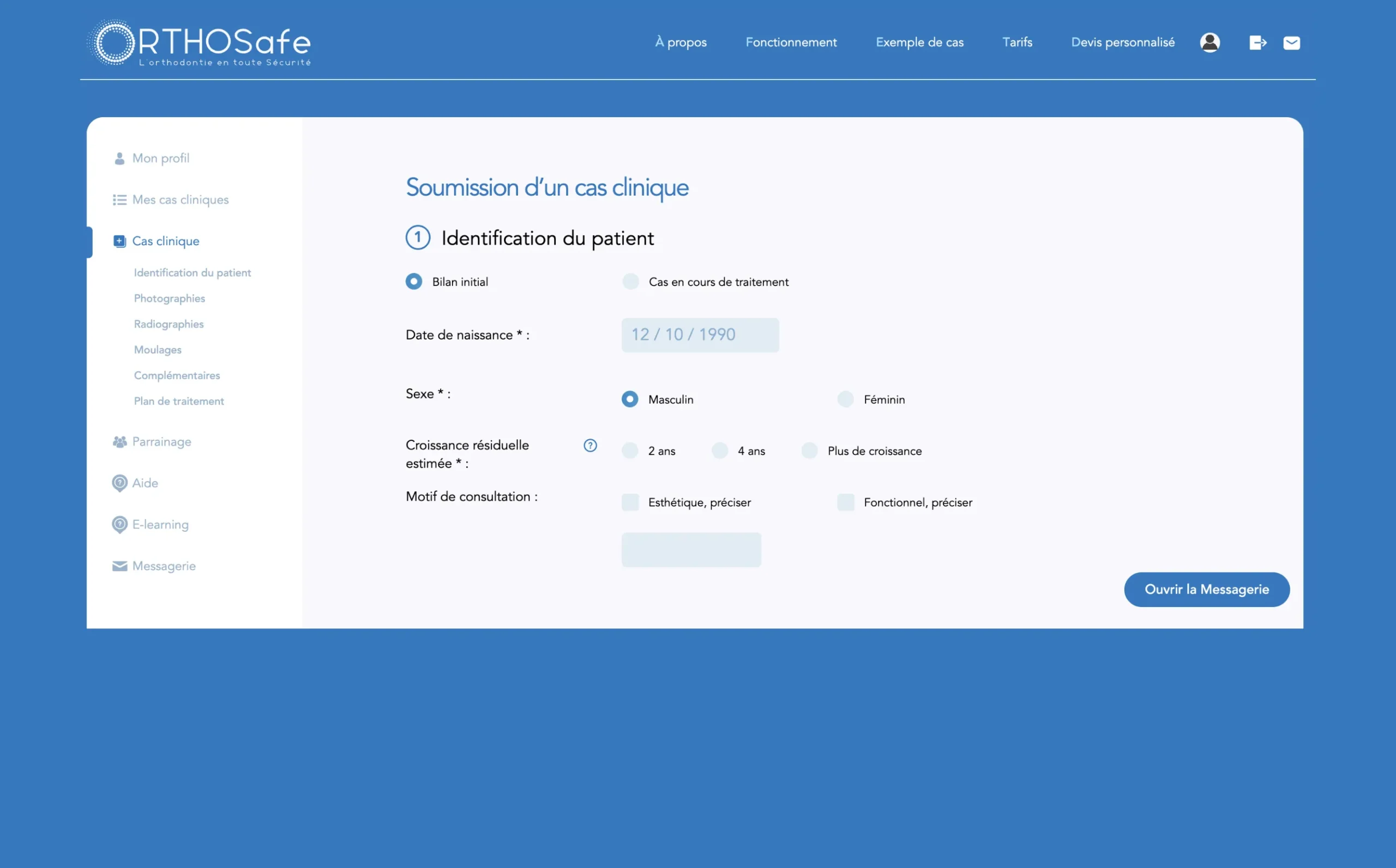 soumission cas clinique plateforme orthosafe  Orthosafe